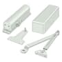 Deltana Aluminum Adjustable Size 1-6 Surface Mount Commercial Door Closer White