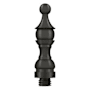 Deltana Solid Brass Decorative 3" Royal Finials for Deltana DSB45RM Hinge Oil Rubbed Bronze