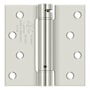 Deltana 4" x 4" Square Corner Mortise Spring Hinge Polished Nickel
