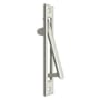 Deltana Heavy Duty 6-1/4" Pocket Door Flush Edge Pull Polished Nickel
