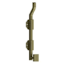 Deltana Solid Brass 10" Modern Offset Surface Bolt Antique Brass
