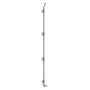 Deltana Solid Brass 42" Modern Offset Surface Bolt HD Brushed Nickel