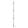 Deltana Solid Brass 42" Modern Offset Surface Bolt HD Brushed Chrome