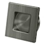 Deltana Solid Brass Heavy Duty 2-3/4" Square Pocket Door Flush Pull Antique Nickel