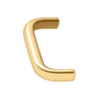 Deltana 3 Inch Center to Center Handle Cabinet Pull Lifetime Polished Brass