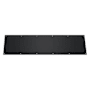 Deltana Commercial 10" X 34" Stainless Steel Kick Plate for Swinging Doors Black