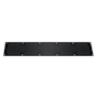 Deltana Commercial 6" x 34" Stainless Steel Kick Plate for Swinging Doors Black