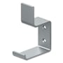 Deltana 2-5/8" Projection Heavy Duty Modern Utility Hook Brushed Chrome