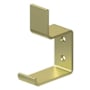 Deltana 2-5/8" Projection Heavy Duty Modern Utility Hook Polished Brass