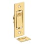Deltana 3" Pocket Door Jamb Bolt Lock Lifetime Polished Brass