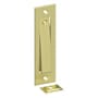 Deltana 4-5/8" Pocket Door Jamb Bolt Lock Polished Brass