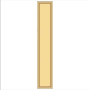 Deltana Commercial 3.5" x 20" Heavy Duty Solid Brass Framed Push Plate Lifetime Polished Brass
