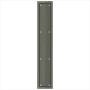 Deltana Commercial 3.5" x 20" Heavy Duty Solid Brass Framed Push Plate Antique Nickel