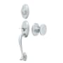 Deltana Riversdale Keyed Entry Single Cylinder Handleset With Interior Knob Bright Chrome