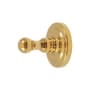 Deltana R Series Single Robe Hook Lifetime Polished Brass