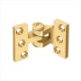 Deltana 3-3/4" x 2-1/2" Solid Brass Intermediate Pivot Hinge - 10 Pack Lifetime Polished Brass