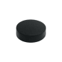 Deltana 1" Diameter Solid Brass Round Screw Covers Paint Black