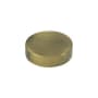 Deltana 1" Diameter Solid Brass Round Screw Covers Antique Brass