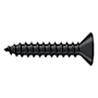 Deltana #10 x 1" Solid Brass Wood Screw - Single Black