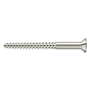 Deltana #12 x 2-1/2" Solid Brass Wood Screw - Single Polished Nickel