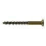 Deltana #12 x 2-1/2" Solid Brass Wood Screw - Single Antique Brass