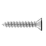 Deltana 1-1/4" #12 Steel Wood Screw - Sold In Singles Flat Black