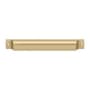 Deltana Shell 7-1/16 Inch Center to Center Cup Cabinet Pull Satin Brass