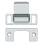 Deltana 2-13/16 Tall Adjustable Strike Plate Polished Chrome