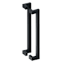 Deltana 22-1/2" Center to Center Back to Back Door Pull Set Black