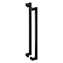 Deltana 34-1/2" Center to Center Back to Back Door Pull Set Black