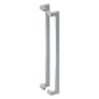 Deltana 34-1/2" Center to Center Back to Back Door Pull Set Brushed Stainless Steel
