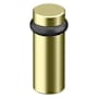 Deltana 3 Inch Floor Mounted Peg Door Stop Unlacquered Brass