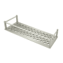 Deltana 12-1/4 Inch Long Wall Mounted Shower Basket Brushed Nickel