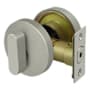 Deltana Elite Keyed Entry Single Cylinder Deadbolt with Round Rosette Brushed Nickel