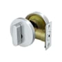Deltana Elite Keyed Entry Single Cylinder Deadbolt with Round Rosette Bright Chrome
