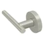 Deltana Mandeville Dummy Door Lever Set with Round Rose Brushed Nickel