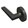 Deltana Portmore Dummy Door Lever Set with Round Rose Oil Rubbed Bronze