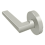 Deltana Portmore Dummy Door Lever Set with Round Rose Brushed Nickel
