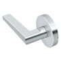 Deltana Portmore Dummy Door Lever Set with Round Rose Polished Chrome