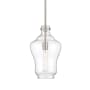 Designers Fountain Moonlight 5" Wide Mini Pendant Polished Nickel