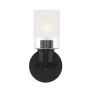 Designers Fountain Cedar Lane 11" Tall Bathroom Sconce Matte Black