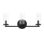Designers Fountain Hudson Heights 3 Light 18" Wide Vanity Light Matte Black