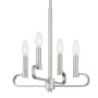 Designers Fountain Summit 4 Light 14" Wide Multi Light Pendant Brushed Nickel