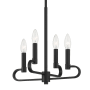 Designers Fountain Summit 4 Light 14" Wide Multi Light Pendant Matte Black
