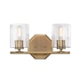 Designers Fountain Haven 2 Light 16" Wide Vanity light Old Satin Brass