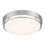 Designers Fountain Noble 10" Wide Integrated LED Flush Mount Drum Ceiling Fixture Brushed Nickel