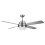 Design House Cali 52" Wide Single LED Ceiling Fan Light Kit Brushed Nickel
