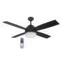 Design House Cali 52" Wide Single LED Ceiling Fan Light Kit Matte Black