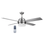 Design House Cali 52" Wide Single LED Ceiling Fan Light Kit Brushed Nickel / Silver