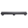 Design House 36" Pattern Grate Linear Shower Drain Matte Black
